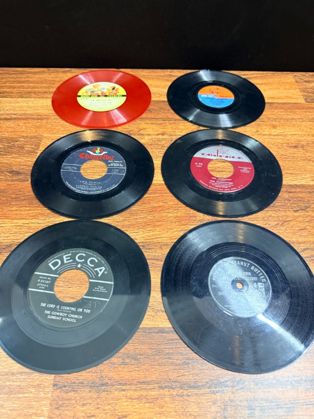 1950s PONYTAIL Tune Tote 45RPM Record Case Filled with Records - Picture 14 of 15